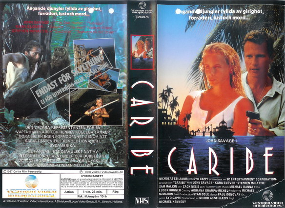 CARIBE (vhs-omslag)