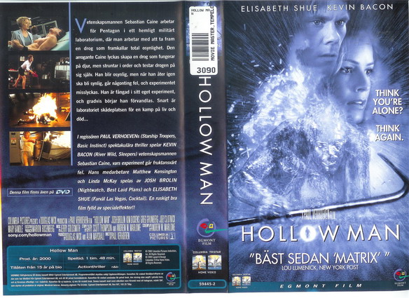 59445 HOLLOW MAN (VHS)