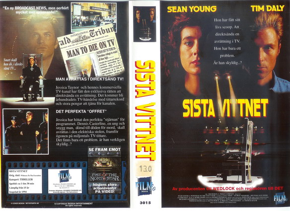 3015 SISTA VITTNET (VHS)