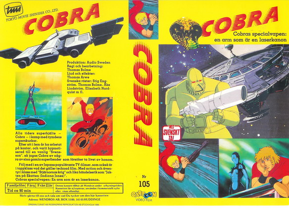 COBRA 2(Vhs-Omslag)