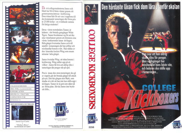 COLLEGE KICKBOXERS (Vhs-Omslag)