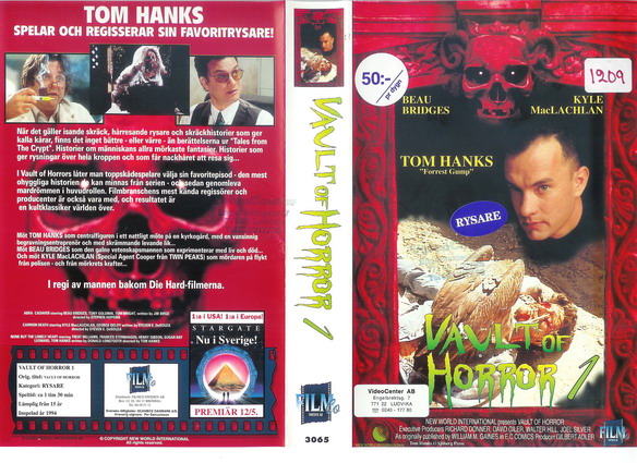 3065 VAULT OF HORROR 1 (VHS)