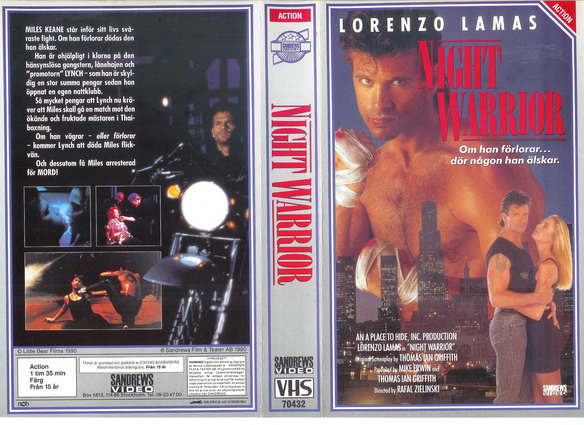 NIGHT WARRIOR (VHS)titt kopia