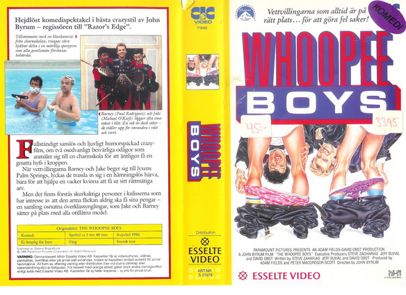 21078 WHOOPEE BOYS (VHS)