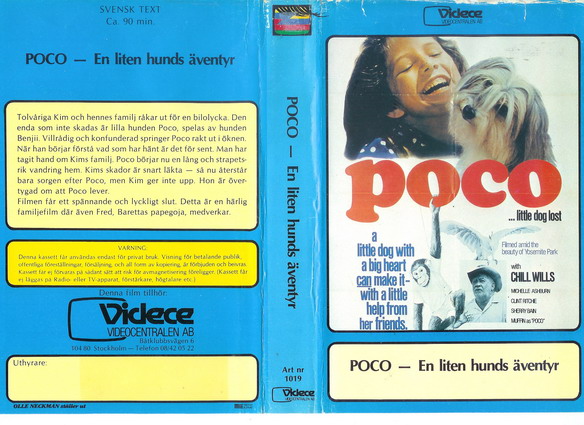 1019 Poco - en Liten Hunds Äventyr (VHS)