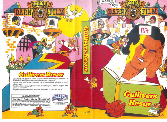 Gullivers resor (VHS Omslag)