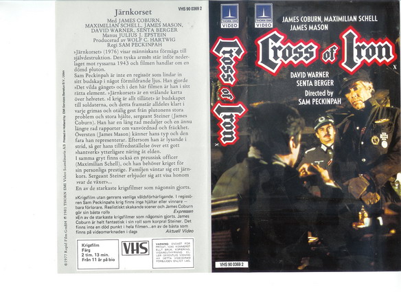 JÄRNKORSET (VHS)