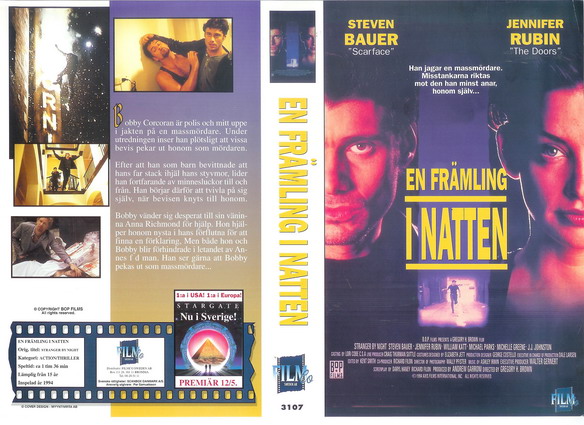 3107 EN FRÄMLING I NATTEN (VHS)