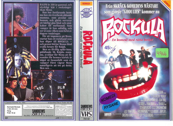 ROCKULA (vhs-omslag)