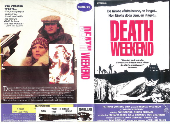 DEATH WEEKEND (VHS)