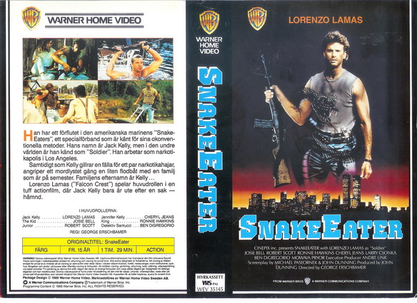 SNAKEEATER (vhs-omslag)