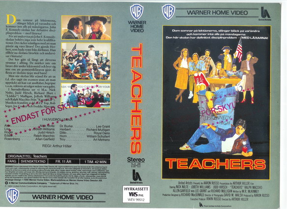 TEACHERS (vhs-omslag)