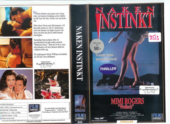 NAKEN INSTINKT (Vhs-Omslag)