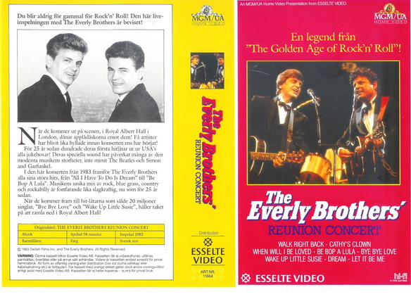EVERY BROTHERS (Vhs-Omslag)