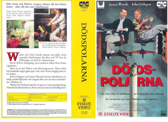 DÖDSPOLARNA (Vhs-Omslag)