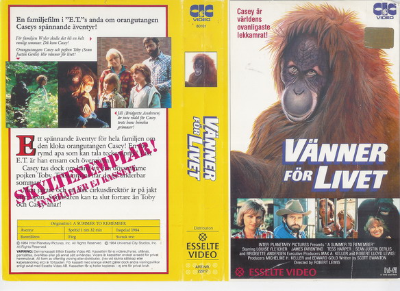 22017 VÄNNER FÖR LIVET (VHS)