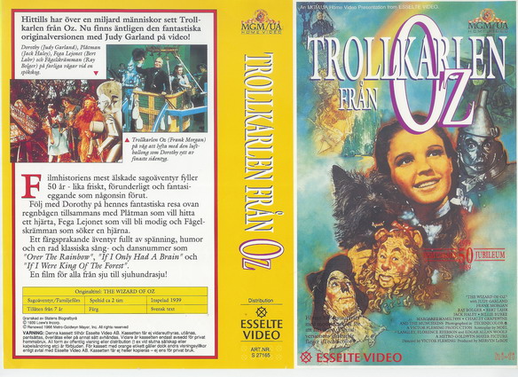 TROLLKARLEN FRÅN OZ (Vhs-Omslag)