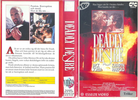 21231 DEADLY DESIRE (VHS)