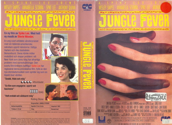Jungle Fever (Vhs-Omslag)
