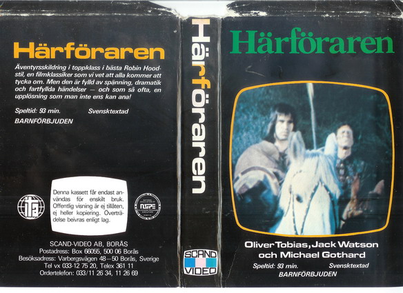 HÄRFÖRAREN-svart (VHS)