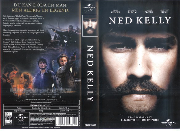NED KELLY (vhs-omslag)