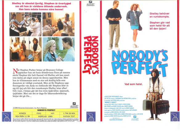 NOBODY'S PERFECT  (Vhs-Omslag)