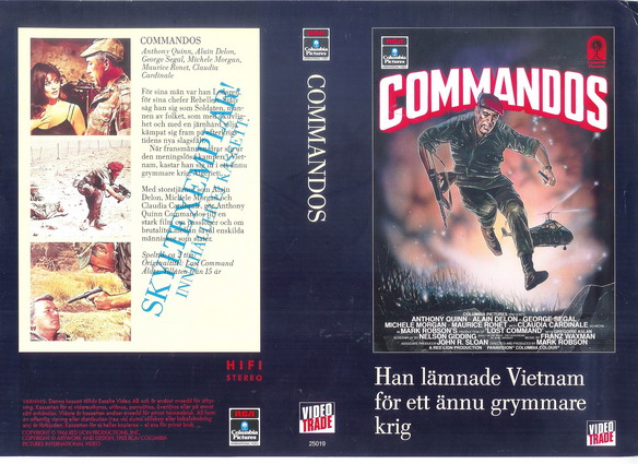 COMMANDOS (vhs-omslag)