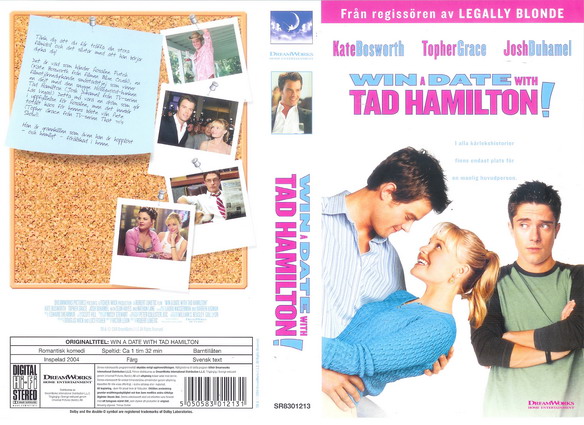 WIN A DATE WITH TAD HAMILTON (VHS)