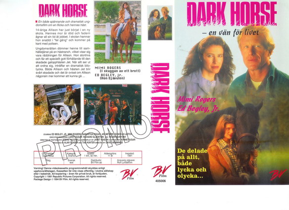 DARK HORSE(Vhs-Omslag)