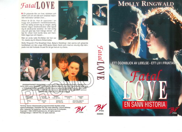 FATAL LOVE (VHS)