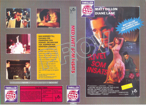 MED LIVET SOM INSATS (vhs omslag)skyltex