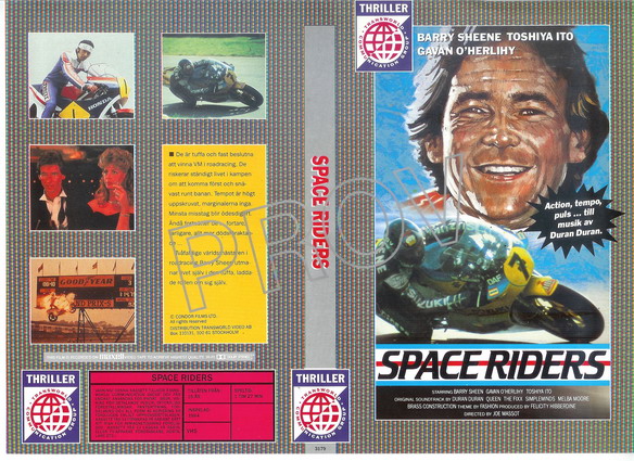 SPACE RIDERS (vhs-omslag)