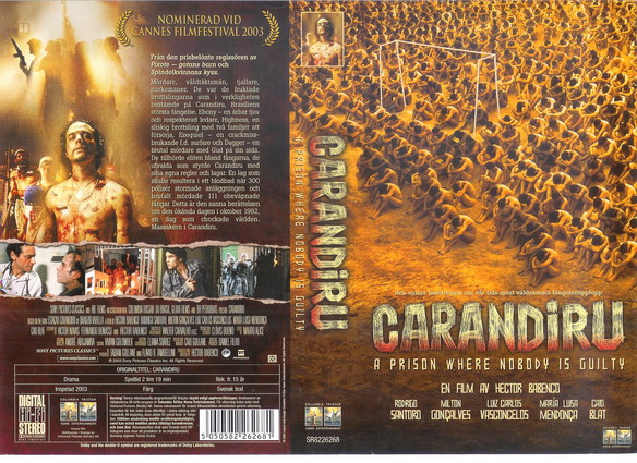 CARANDIRU (Vhs-Omslag)