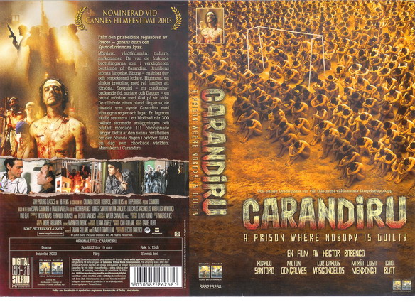 CARANDIRU (Vhs-Omslag)