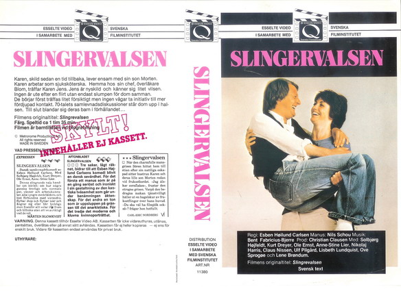 SLINGERVALSEN (Vhs-Omslag)