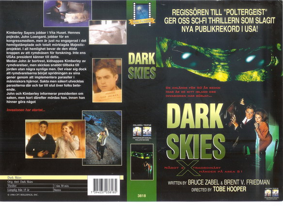 3818 DARK SKIES (VHS)