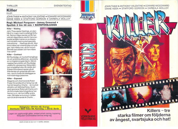 KILLER (VHS)