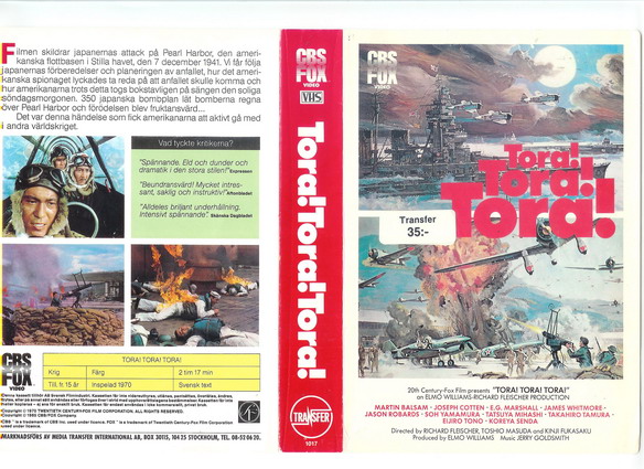 TORA! TORA! TORA! (vhs)