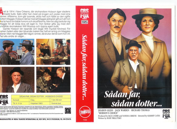 SÅDAN FAR, SÅDAN DOTTER (vhs-omslag)