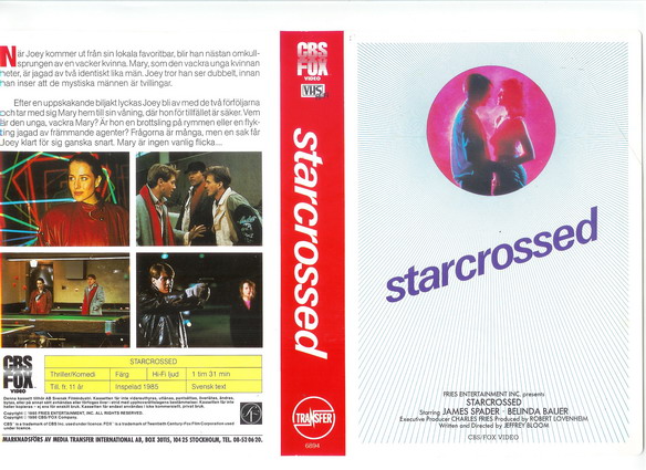 STARCROSSED (vhs-omslag)