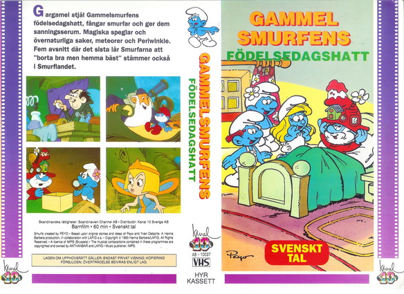 GAMMELSMURFENS FÖDELSEDAGSHATT (VHS)