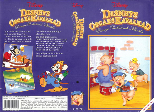 0123/73 DISNEY'S OSCAR'S KAVALKAD (VHS)