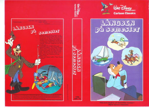 208/73 101/73 LÅNGBEN PÅ SEMESTER (VHS)
