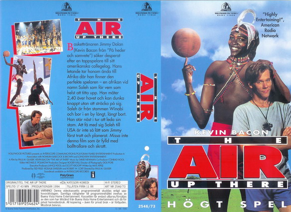AIR UP THERE (Vhs-Omslag)