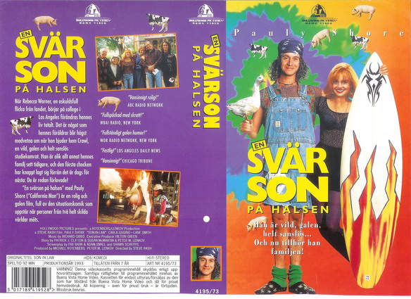 4195/73 EN SVÄRSON PÅ HALSEN (VHS)