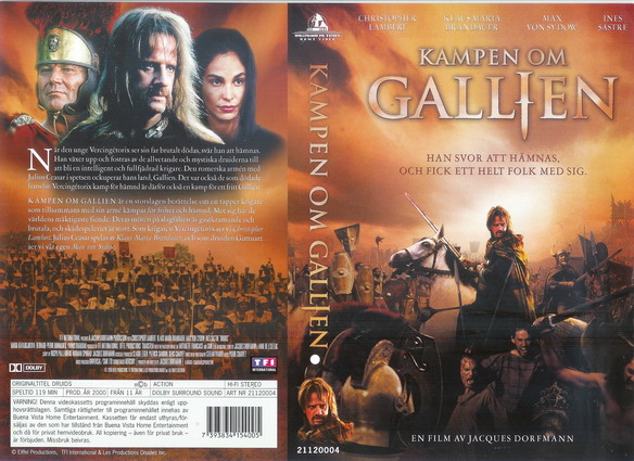 211200004 KAMPEN OM GALLIEN (VHS)