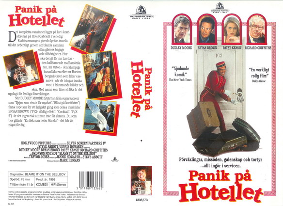 1336/73 PANIK PÅ HOTELLET (VHS)