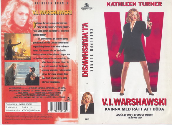 V.I. WARSHAWSKI (Vhs-Omslag)