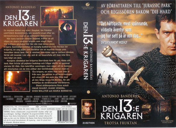 21027404 DEN 13:E KRIGAREN (VHS)