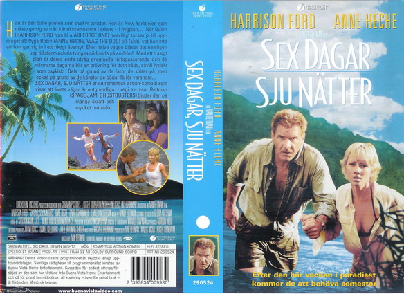 SEX DAGAR SJU NÄTTER (VHS)